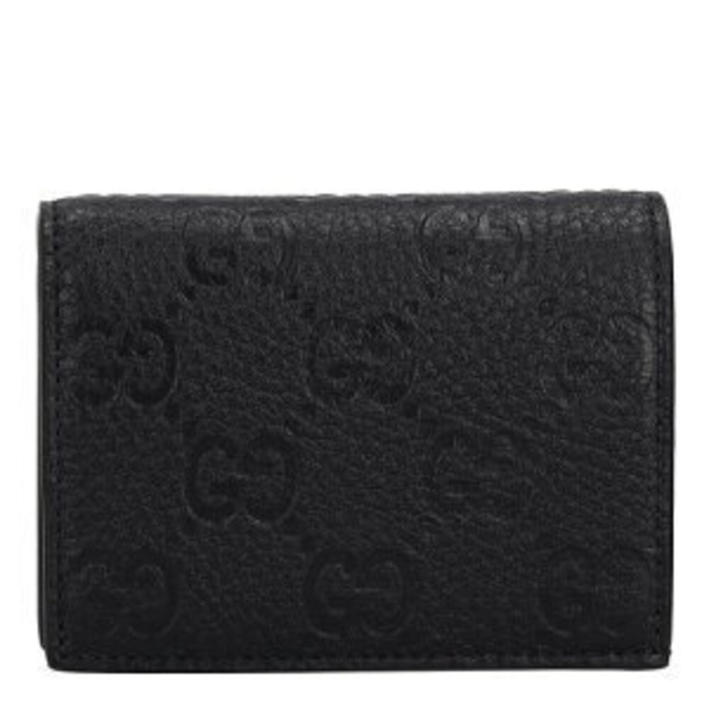 Gucci Bifold Wallet GG Emblem Black